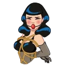 😳-Bettie Page, Telegram Sticker