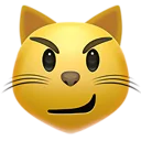😼-Big Emoji Bazzastyle, Telegram Sticker