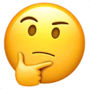 🤔-Big Emoji Bazzastyle, Telegram Sticker