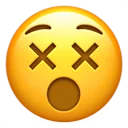 😵-Big Emoji Bazzastyle, Telegram Sticker