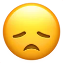 😞-Big Emoji Bazzastyle, Telegram Sticker