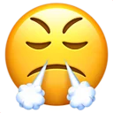 😤-Big Emoji Bazzastyle, Telegram Sticker