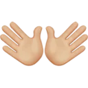 👐-Big Emoji Bazzastyle, Telegram Sticker