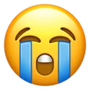 😭-Big Emoji Bazzastyle, Telegram Sticker