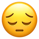 😔-Big Emoji Bazzastyle, Telegram Sticker