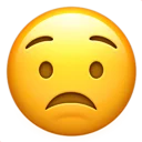😟-Big Emoji Bazzastyle, Telegram Sticker