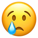 😢-Big Emoji Bazzastyle, Telegram Sticker