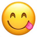😋-Big Emoji Bazzastyle, Telegram Sticker
