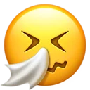 🤧-Big Emoji Bazzastyle, Telegram Sticker