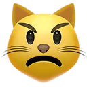 😾-Big Emoji Bazzastyle, Telegram Sticker