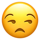 😒-Big Emoji Bazzastyle, Telegram Sticker