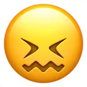 😖-Big Emoji Bazzastyle, Telegram Sticker