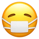 😷-Big Emoji Bazzastyle, Telegram Sticker