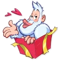 😘-Bigfoot Eddie, Telegram Sticker