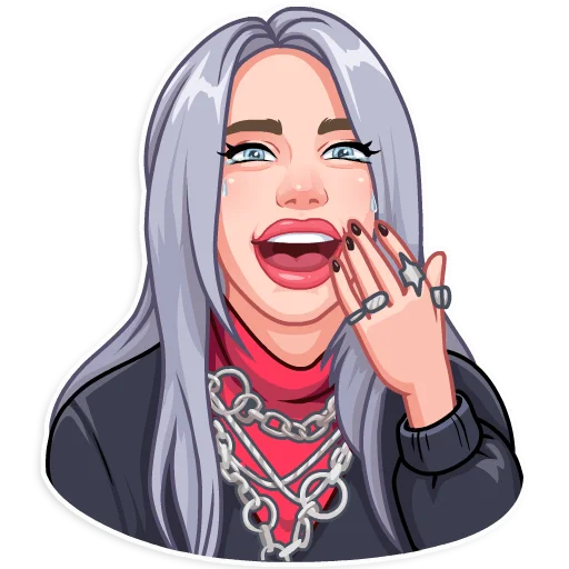 Billie Eilish, telegram sticker