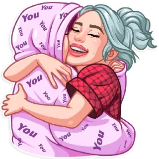 🤗-Billie Eilish, Telegram Sticker