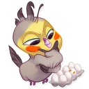 🤔-Berry Bird, Telegram Sticker