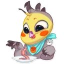 🍴-Berry Bird, Telegram Sticker