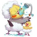 🚿-Berry Bird, Telegram Sticker