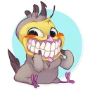😁-Berry Bird, Telegram Sticker