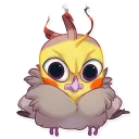 😡-Berry Bird, Telegram Sticker