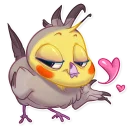 😘-Berry Bird, Telegram Sticker