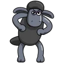 😡-Shaun the Sheep, Telegram Sticker