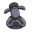 😘-Shaun the Sheep, Telegram Sticker