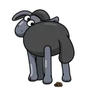 💩-Shaun the Sheep, Telegram Sticker