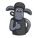 👍-Shaun the Sheep, Telegram Sticker