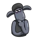 🤔-Shaun the Sheep, Telegram Sticker
