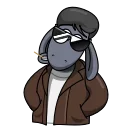 😎-Shaun the Sheep, Telegram Sticker