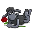🌹-Shaun the Sheep, Telegram Sticker