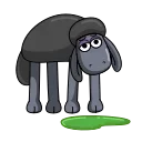 🤮-Shaun the Sheep, Telegram Sticker