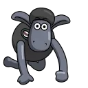 😂-Shaun the Sheep, Telegram Sticker