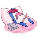 🤒-Blahaj, Telegram Sticker