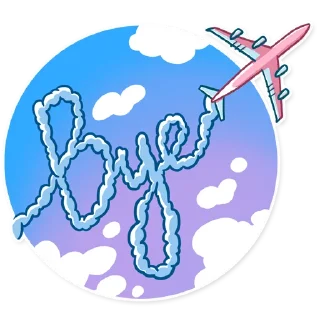👋-Blondie Vacation, Telegram Sticker