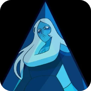 😡-Blue Diamond • @Earth928B, Telegram Sticker