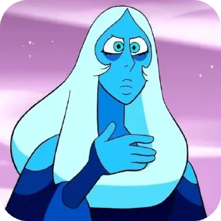 😕-Blue Diamond • @Earth928B, Telegram Sticker