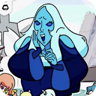 🤣-Blue Diamond • @Earth928B, Telegram Sticker