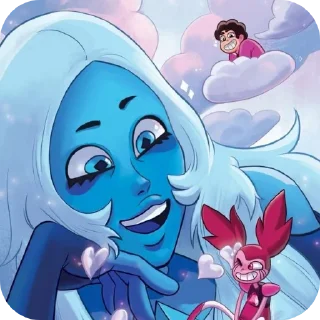 🥰-Blue Diamond • @Earth928B, Telegram Sticker