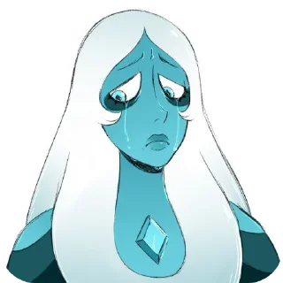 😢-Blue Diamond • @Earth928B, Telegram Sticker