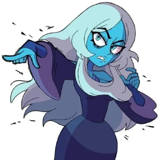 👈-Blue Diamond • @Earth928B, Telegram Sticker