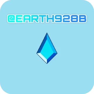 💎-Blue Diamond • @Earth928B, Telegram Sticker
