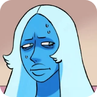 😑-Blue Diamond • @Earth928B, Telegram Sticker