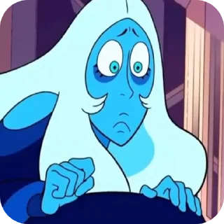 ✊-Blue Diamond • @Earth928B, Telegram Sticker