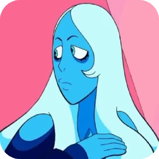 😒-Blue Diamond • @Earth928B, Telegram Sticker