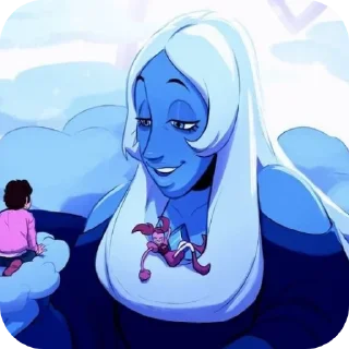 🙂-Blue Diamond • @Earth928B, Telegram Sticker