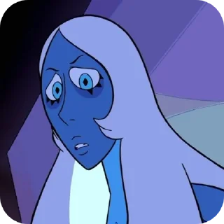 😟-Blue Diamond • @Earth928B, Telegram Sticker