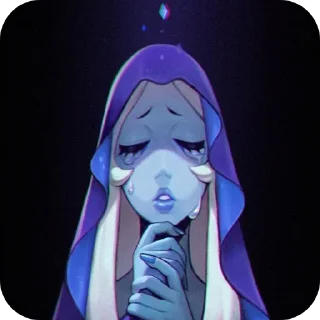🥶-Blue Diamond • @Earth928B, Telegram Sticker